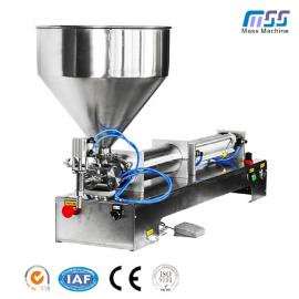Semi Automatic Horizontal Pneumatic  Liquid Paste Filling Machine 