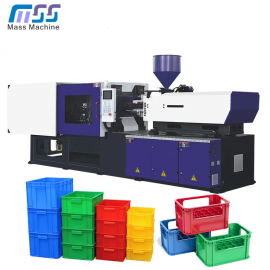 Fast speed 550t 5500kn plastic injection machine making machinery for storage box fruit vegetable crate